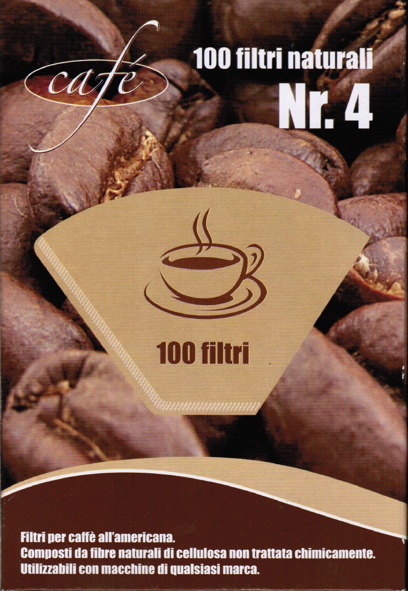 CONFEZIONE 100 FILTRI GRANDI - CAFFETTIERE ORZIERE