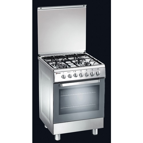 CUCINA 4 FUOCHI FORNO GAS INOX