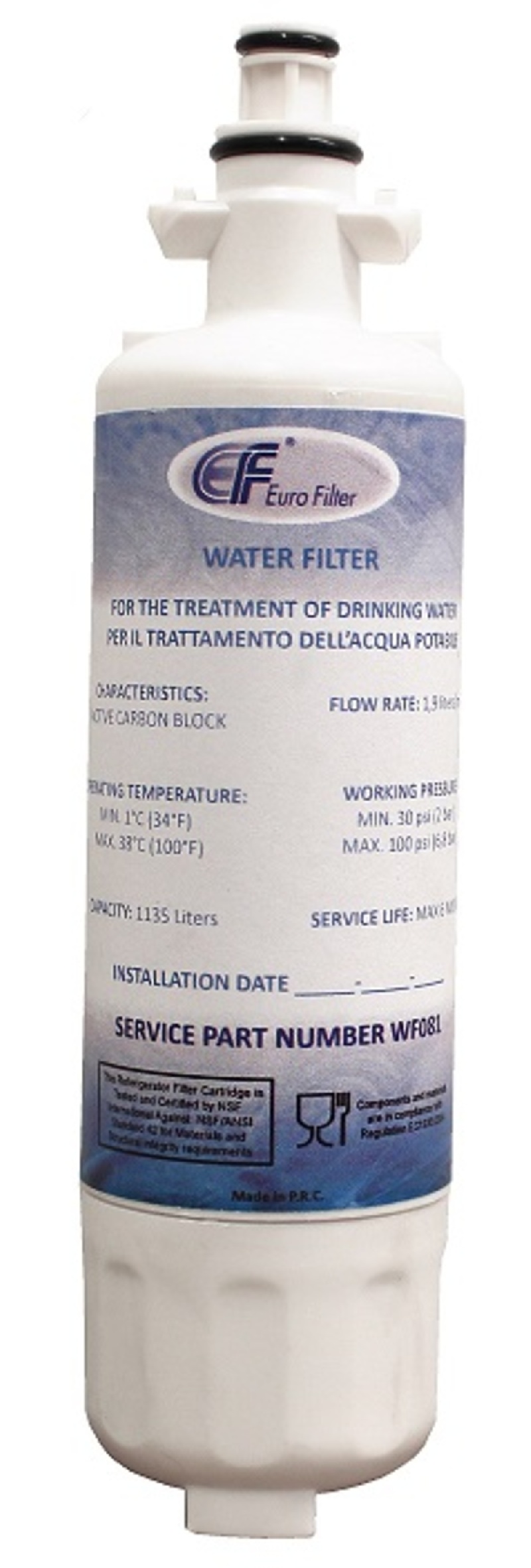 FILTRO ACQUA BEKO ARCELIK