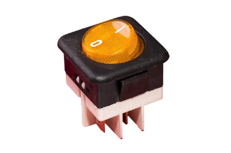 INTERRUTTORE LUMINOSO ARANCIO