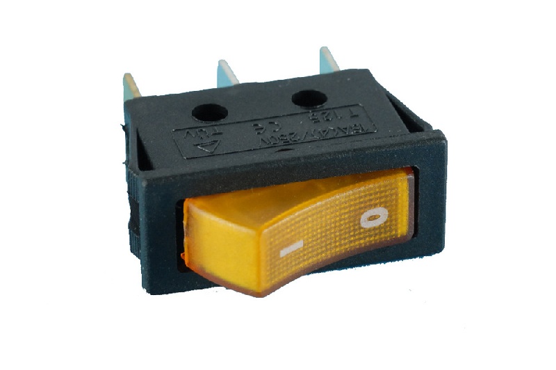 INTERRUTTORE LUMINOSO GIALLO
