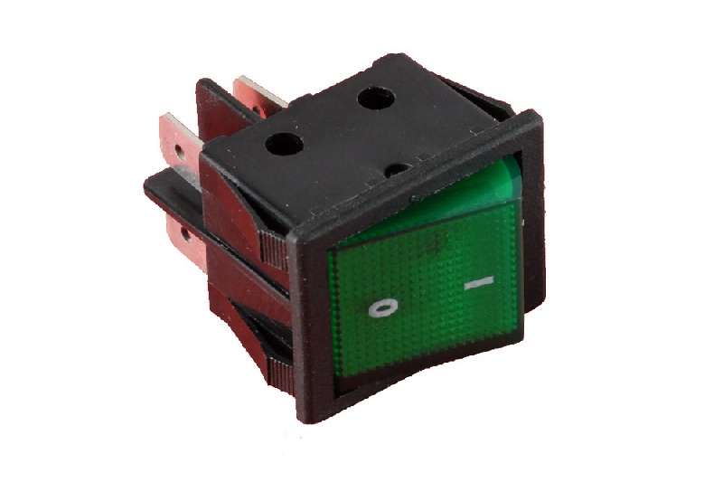 INTERRUTTORE LUMINOSO VERDE