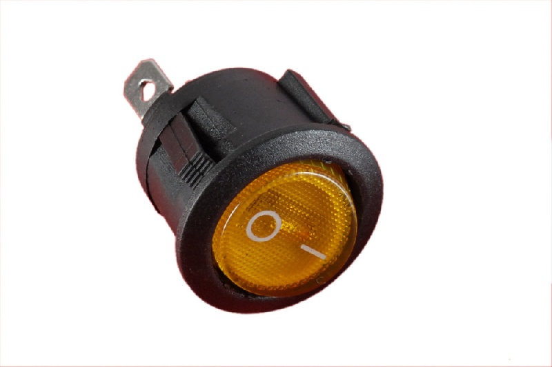 INTERRUTTORE UNIPOLARE GIALLO