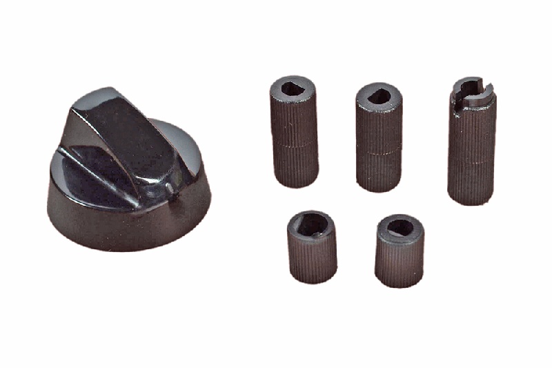 KIT MANOPOLA UNIVERSALE NERA - SEZIONE TONDA 5 RAC