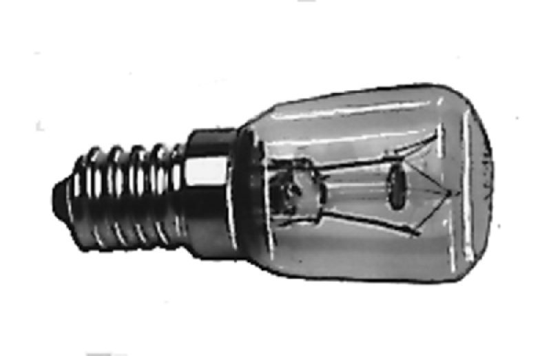 LAMPADINA FRIGO E14 - 25W. - MADE IN ITALIY