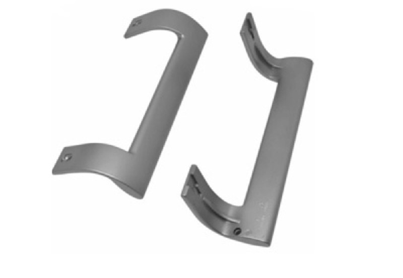 MANIGLIE FRIGO BEKO - KIT 2 PZ - ARGENTO - SILVER