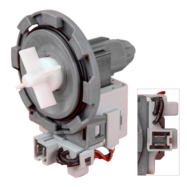 POMPA SCARICO LAVATRICE UNIVERSALE HANYU 30W - bai