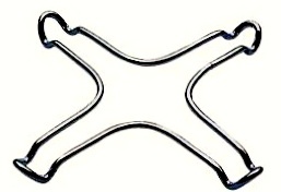 RIDUZIONE CROMATA 4 PUNTE PICCOLA 130MM