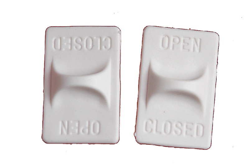 SGANCIO GRIGLIA BIANCO - KIT 2 PZ
