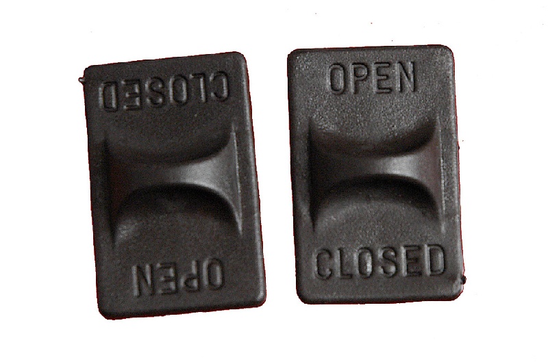 SGANCIO GRIGLIA MARRONE KIT 2 PZ