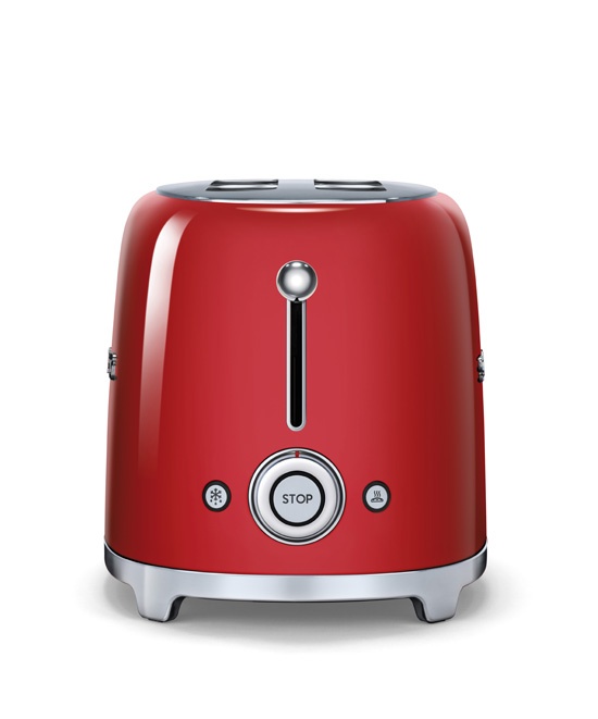 TOSTAPANE 4 POSTI LINEA ANNI 50 ROSSO