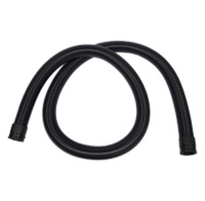 TUBO FLESSIBILE CON CLIP NERO