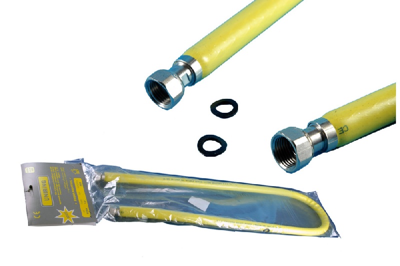 TUBO GAS FLESSIB. 0,75 MT. F F