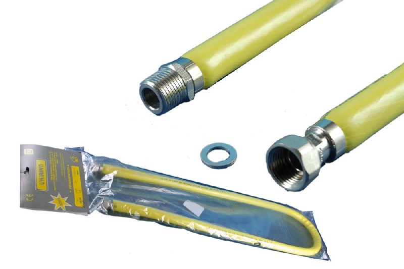 TUBO GAS FLESSIB. 1,50 MT. M F