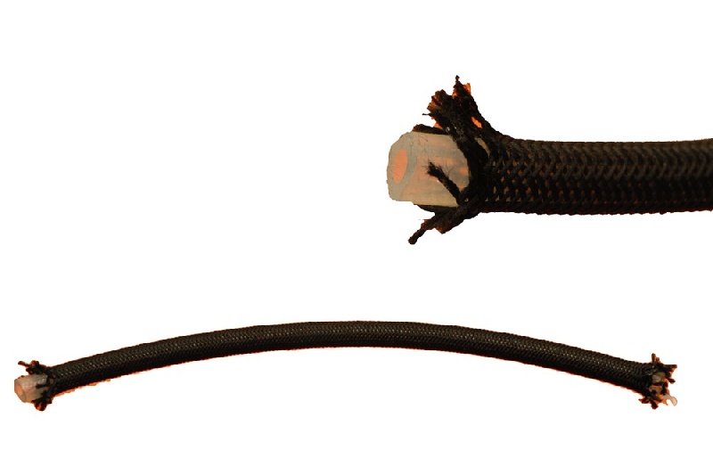 TUBO SILICONE POLIES 5X10 NERO AL MT